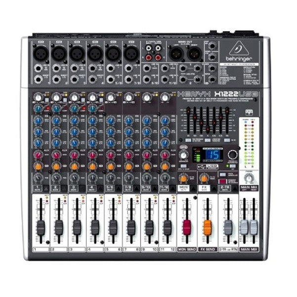 Behringer Analog Mixers Behringer Xenyx X1222USB 16 Channel Mixer with USB Interface