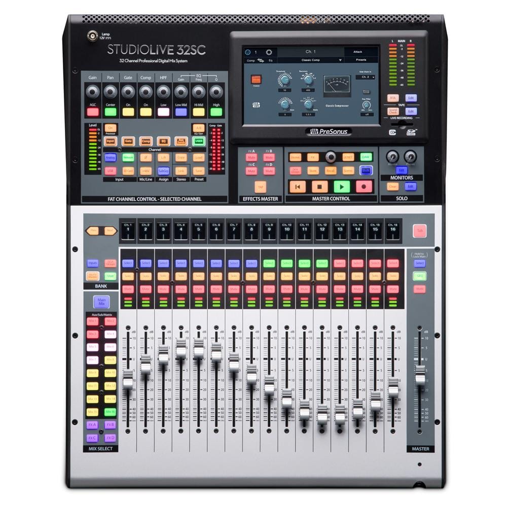 Presonus Digital Mixers Presonus StudioLive 32SC 32 Channel Digital Mixer with USB Audio Interface